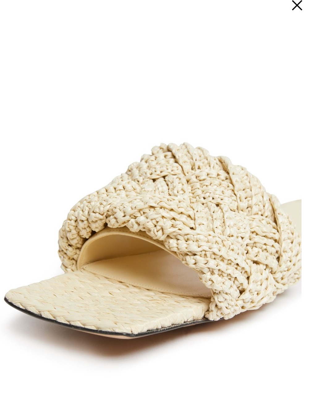 BOTTEGA VENETA Lido flat sandals in raffia - Size 40.5 - Picture 2 of 8